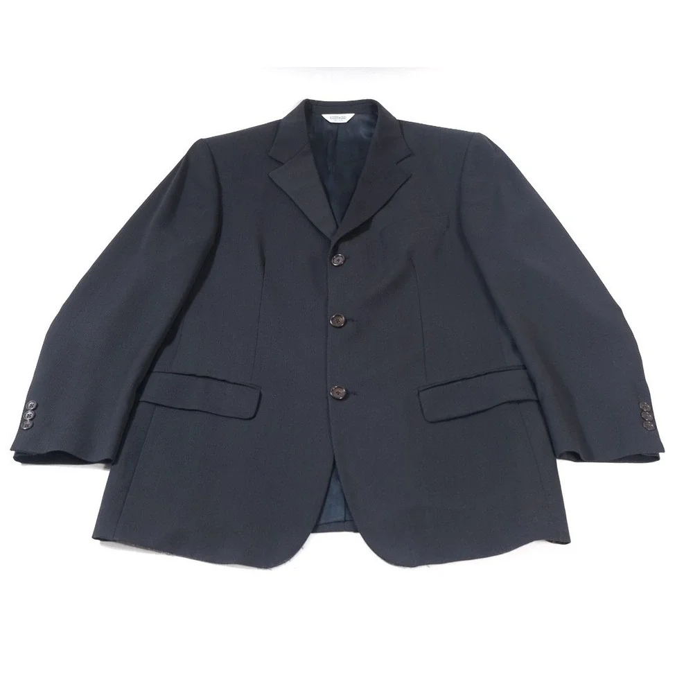 Joseph & Feiss Suit Jacket Mens 39R  Blue Worsted Wool 3 Button Blazer Canada